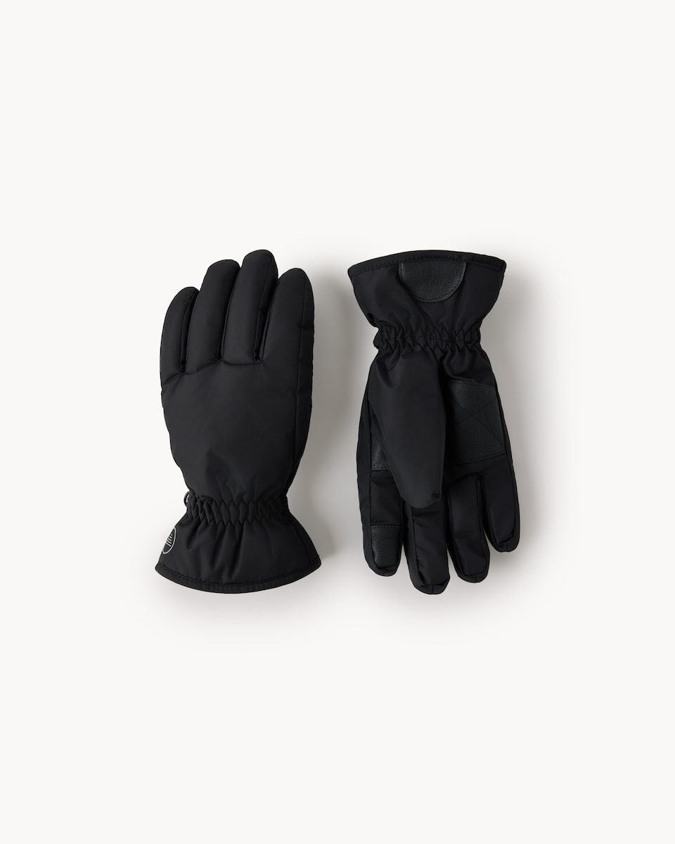 image 1 of F&F Padded Gloves in Black