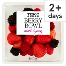 Tesco Berry Bowl With Super Sweet Berries 400G