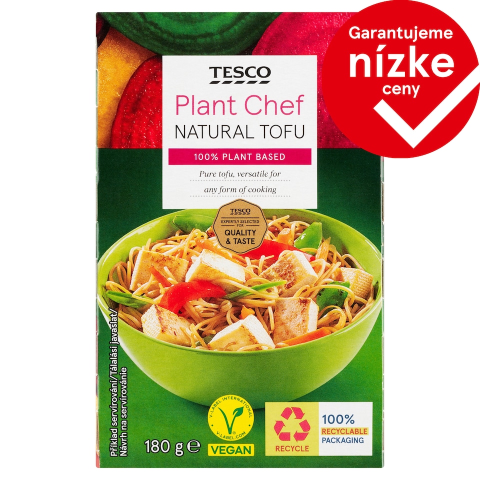 Tesco Plant Chef Tofu 180 g