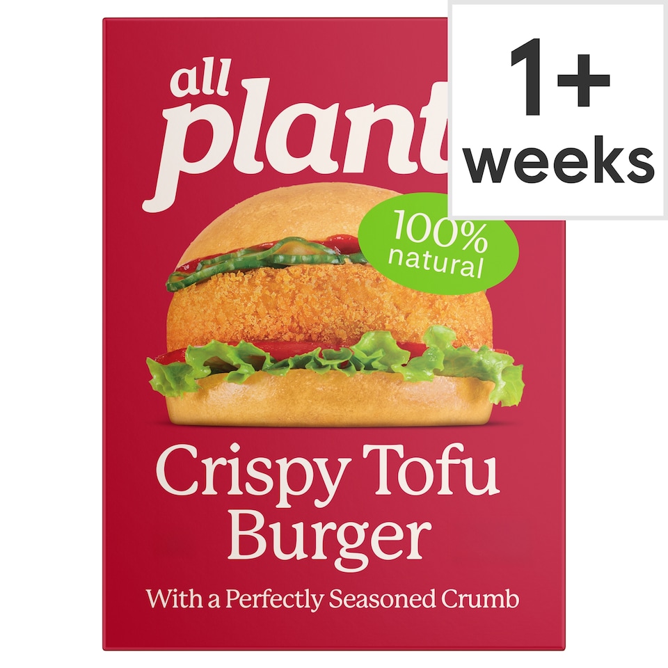 all plants Crispy Tofu Burger 160g