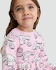 image 2 of Hello Kitty Cotton Rich Cinnamoroll Print Sweater Dress in Pink