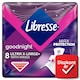 Libresse Ultra+ X-Large Goodnight szárnyas egészségügyi betét, éjszakai használatra 8 db  1. kép
