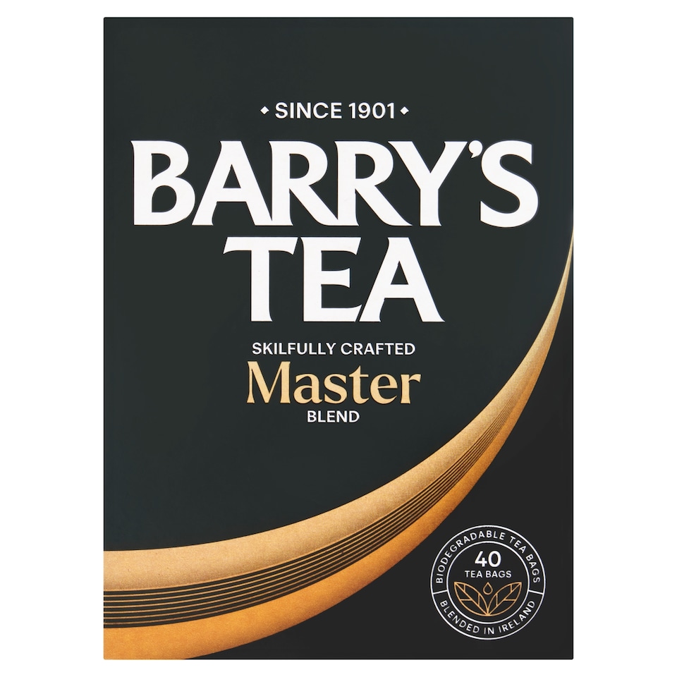 Barrys Tea Master Blend 40 Tea Bags 125G