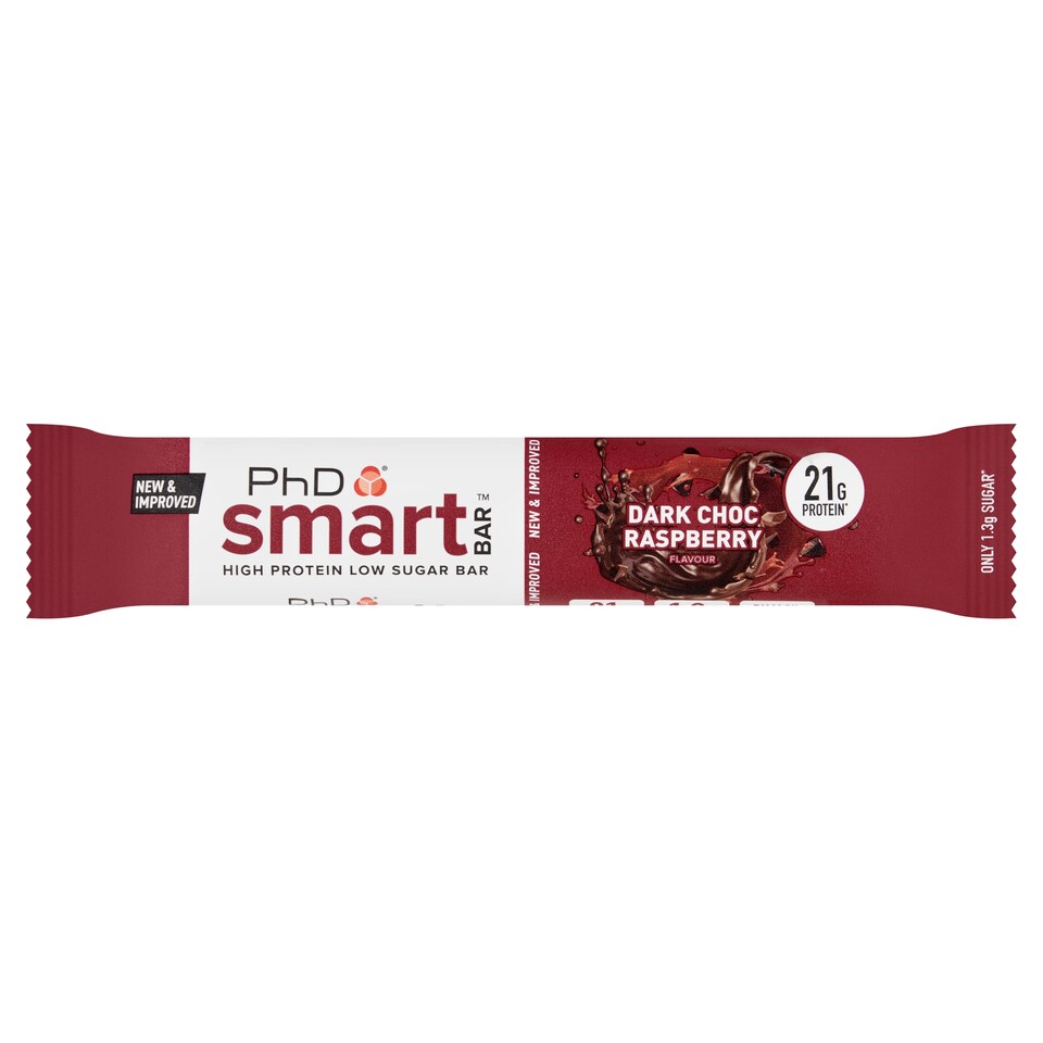 PhD Smart Protein Bar - Dark Chocolate Raspberry 64g
