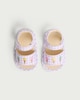 image 2 of F&F Baby Gingham Ice Cream Pramshoe Sandals in Lilac
