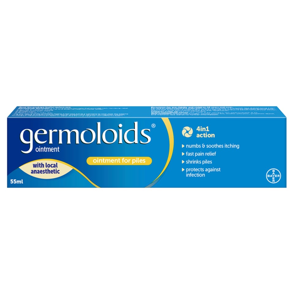 image 1 of Germoloids Triple Action Haemorrhoids Ointment 55ml