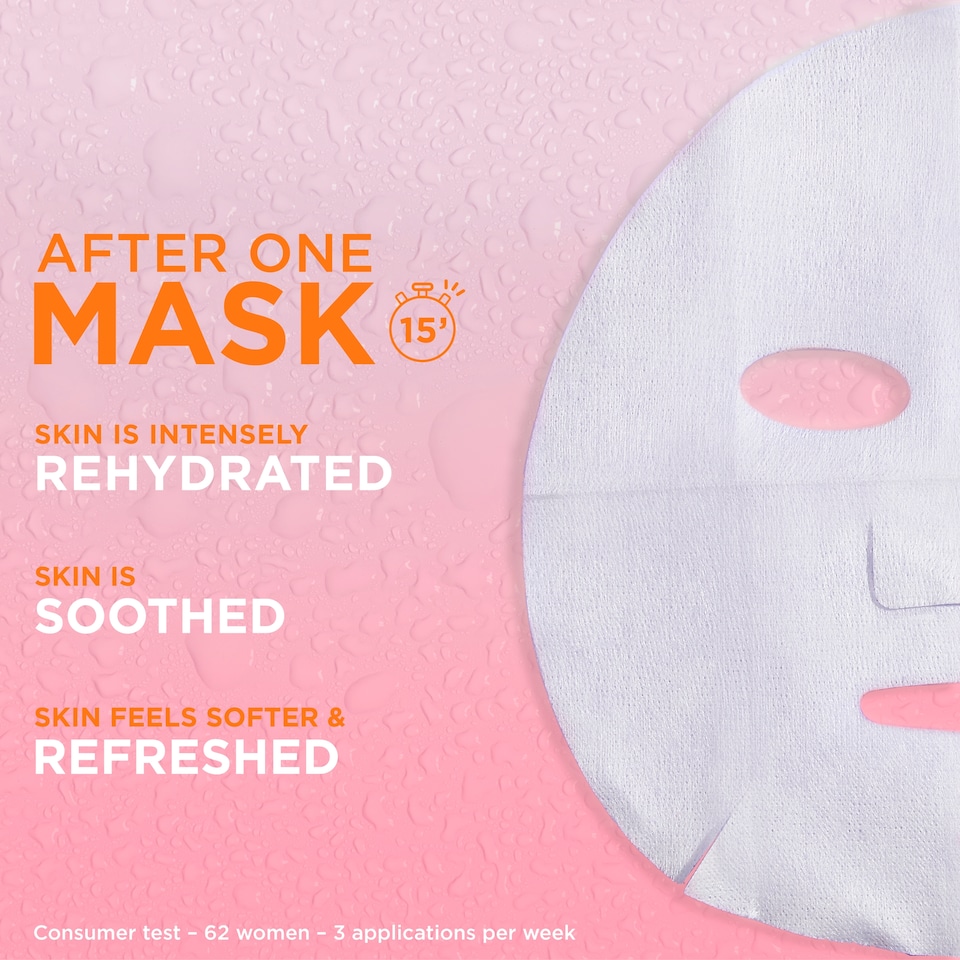 image 1 of Garnier Moisture Bomb Hydrating Face Mask Chamomile