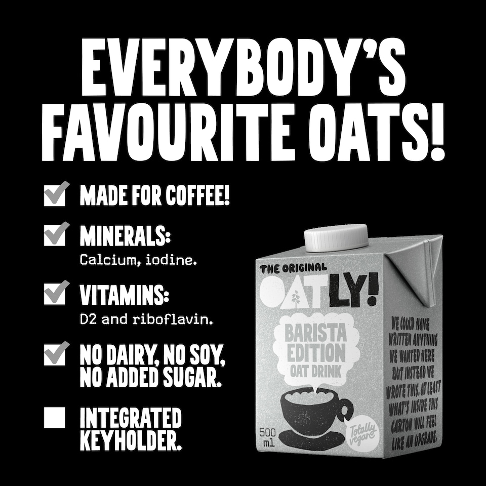 image 1 of Oatly Barista Edition Oat Drink 500ml