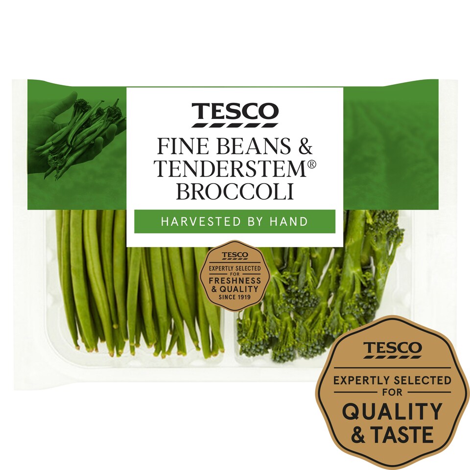 Tesco Fine Beans & Tenderstem Broccoli 210G