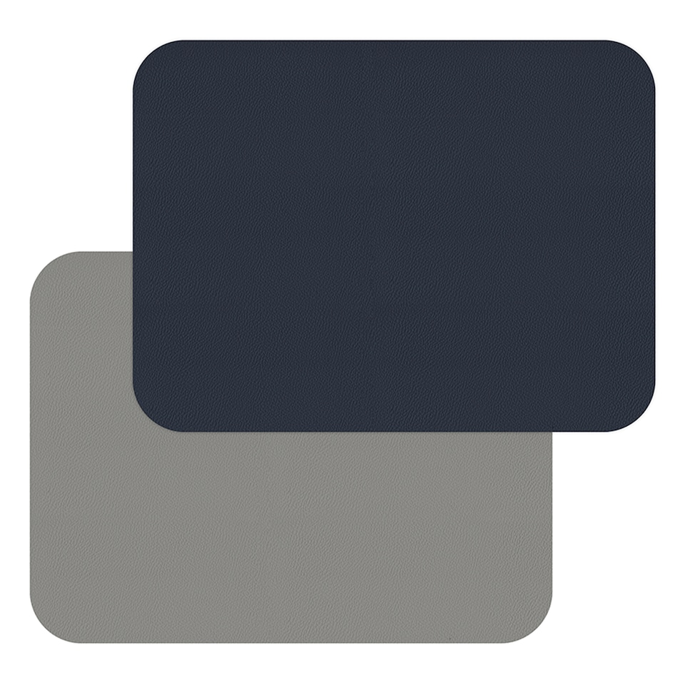 image 1 of F&F Home Faux Leather Double Sided Placemat 2 Pack