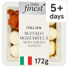 Tesco Finest Italian Buffalo Mozzarella with Tomato & Pesto 172g