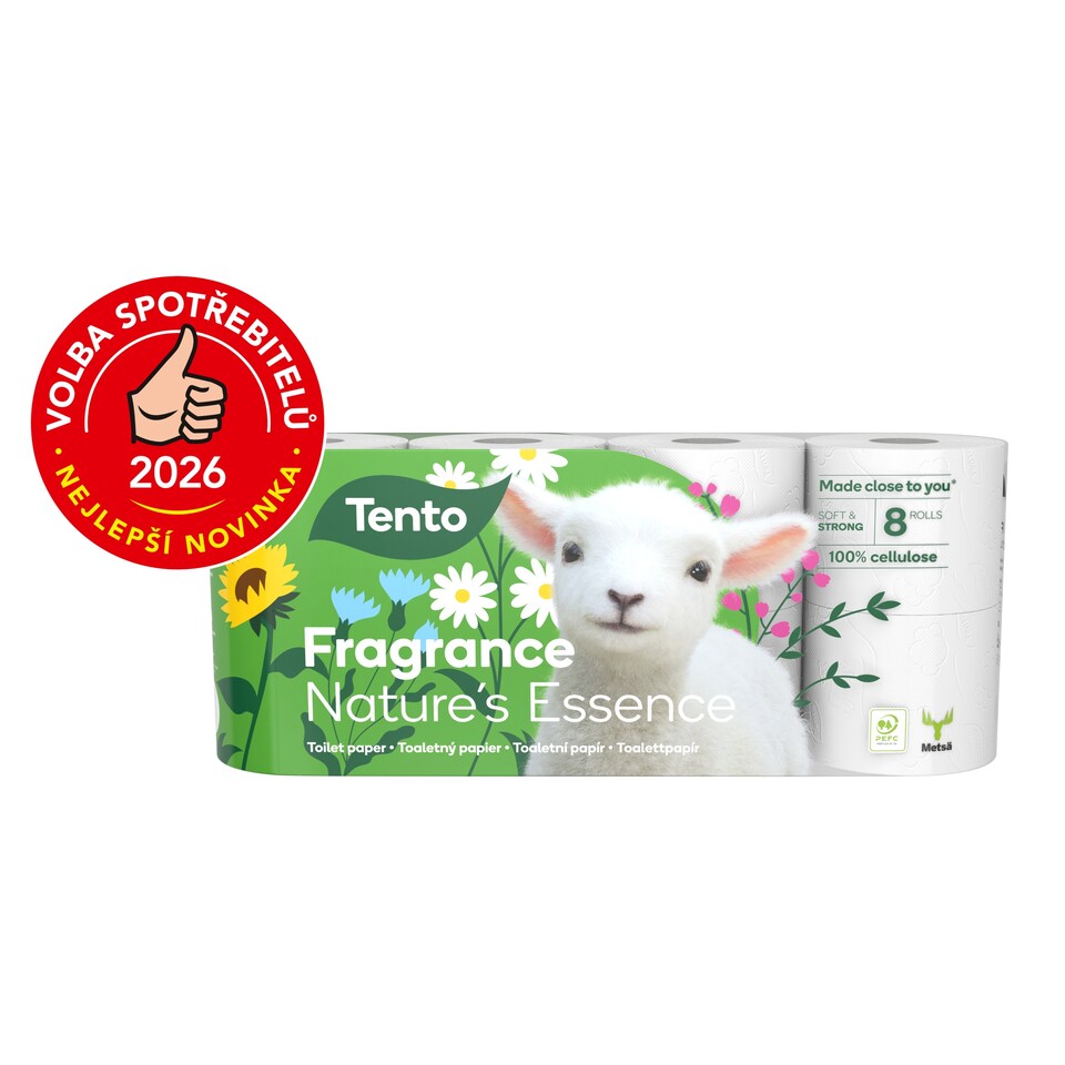 Tento Fragrance Nature Toaletný papier 3-vrstvový 8 roliek