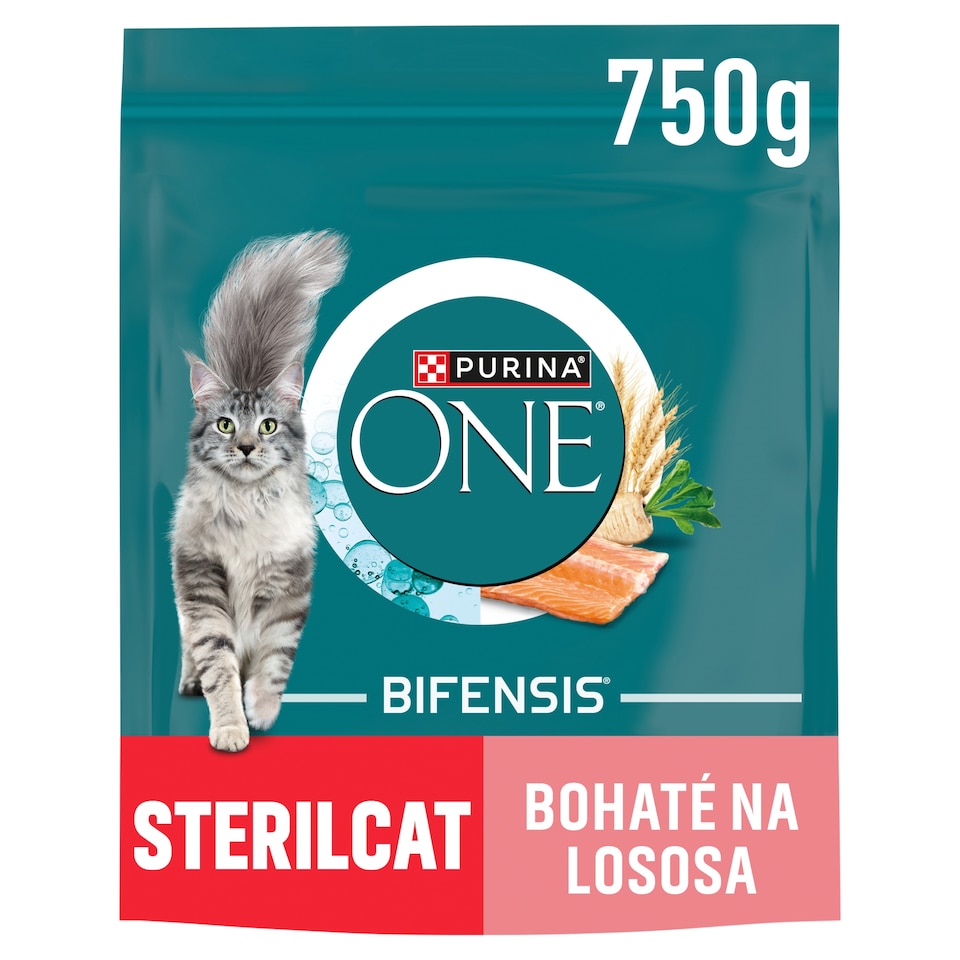 Purina ONE Bifensis Sterilised granule pre mačky losos 750 g