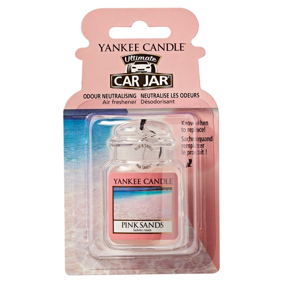 Yankee Candle Pink Sands Car Jar Car Air Freshener