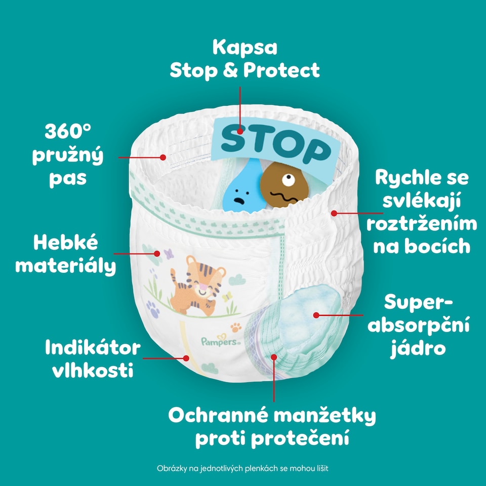 image 1 of Pampers Active Baby Pants Size 4, 66 Nappies, 9kg-15kg