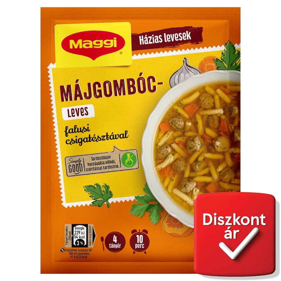 Maggi Liver Dumpling Soup with Rustic Rotini Pasta 60 g