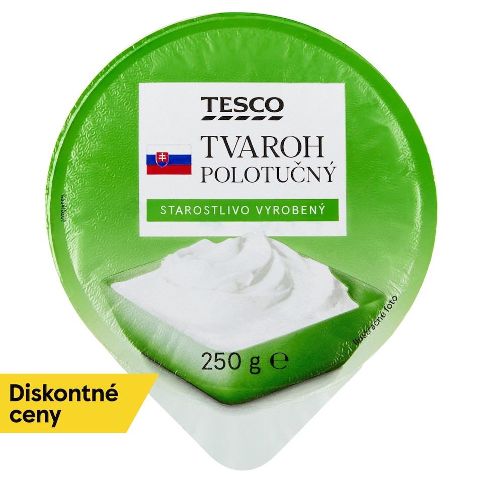 Tesco Tvaroh polotučný 250 g