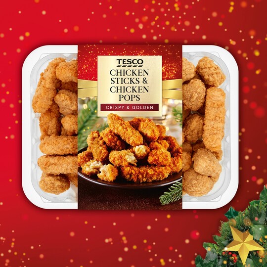 Tesco Chicken Sticks & Pops 330G Tesco Groceries
