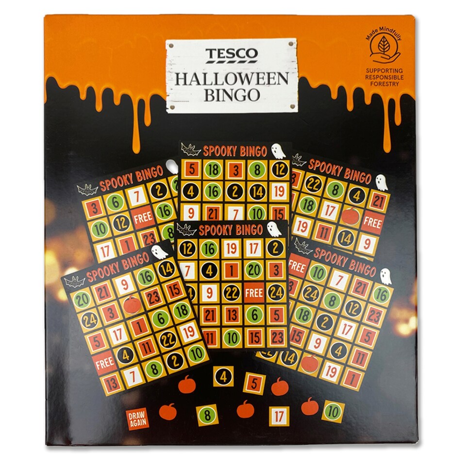 Tesco Halloween Bingo