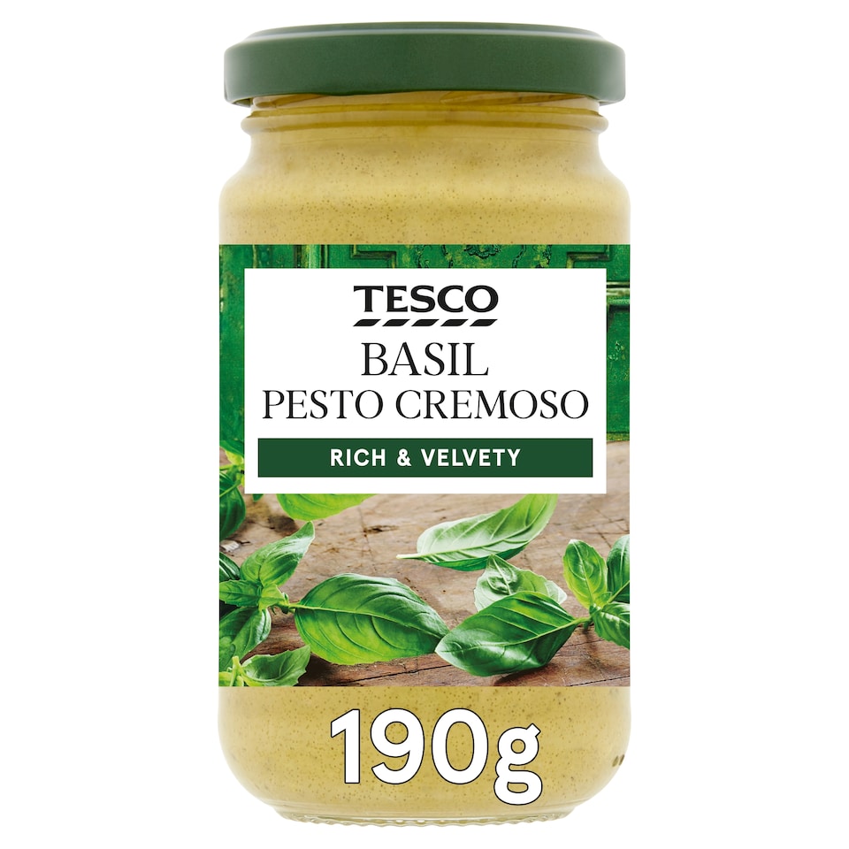 Tesco Basil Pesto Cremoso 190G