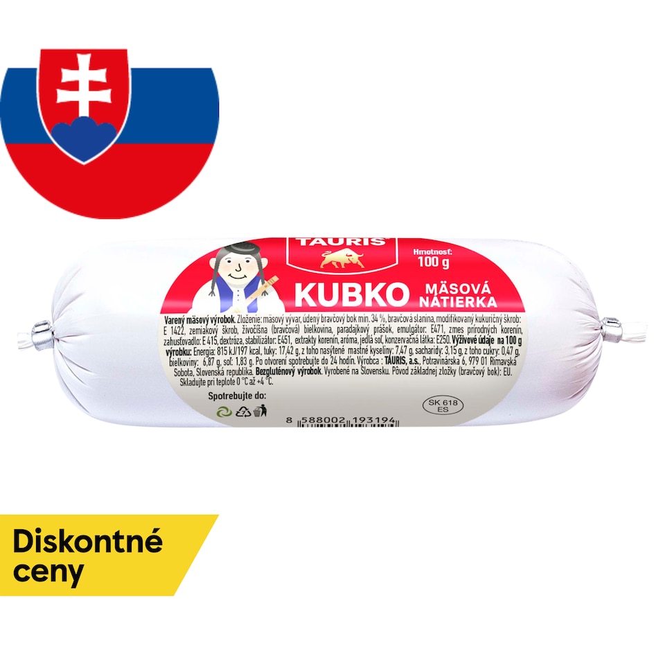 Tauris Kubko Meat Spread 100 g