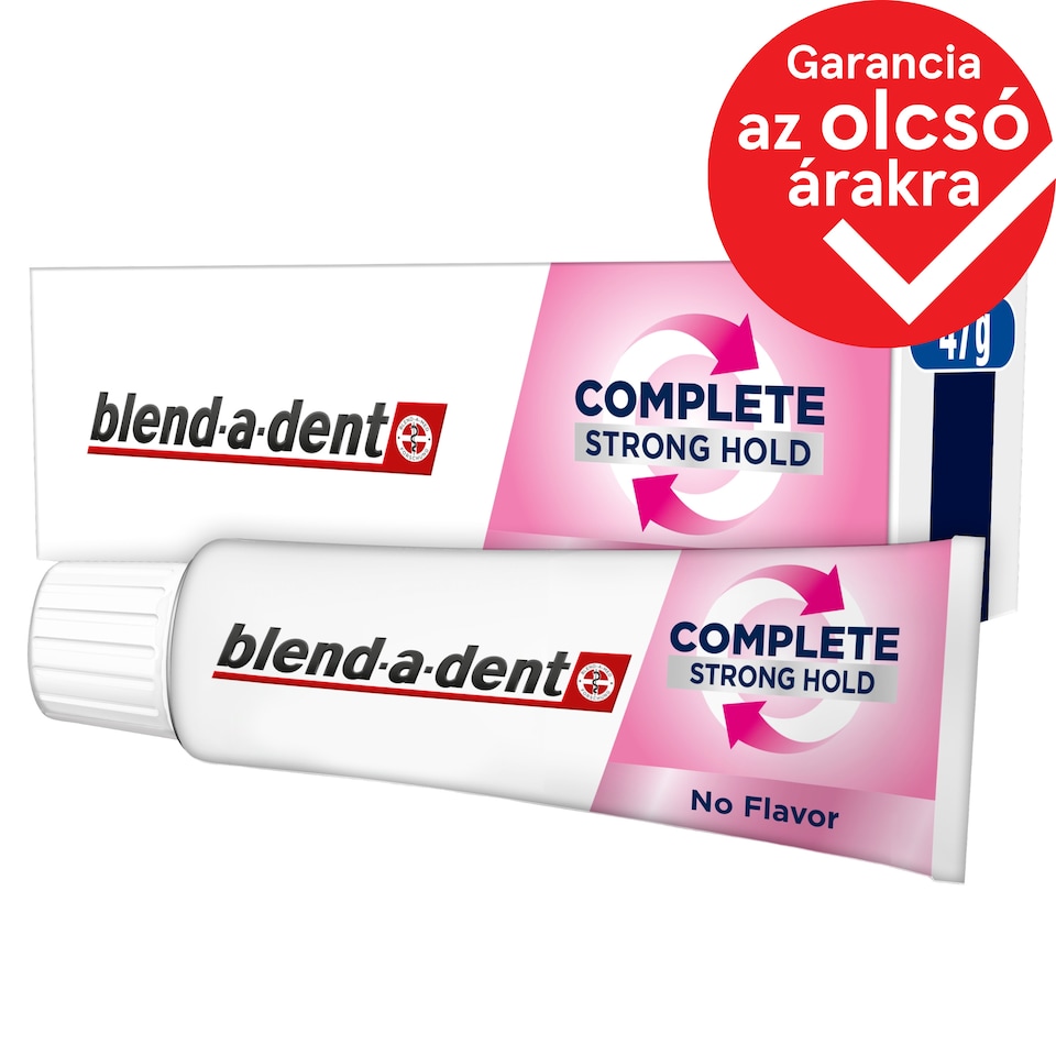 Blend-a-dent Complete Semleges Ízű Műfogsorrögzítő Krém, 47 g 1. kép