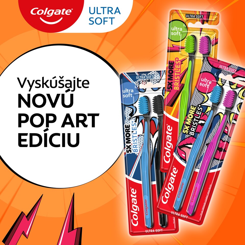 obrázok 1 z Colgate Design Edition Ultra Soft Toothbrush – Colgate Design Edition Ultra mäkká zubná kefka
