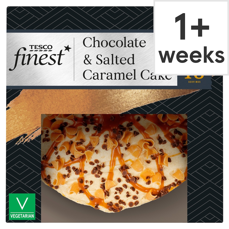 Tesco Finest Chocolate And Salted Caramel Cake