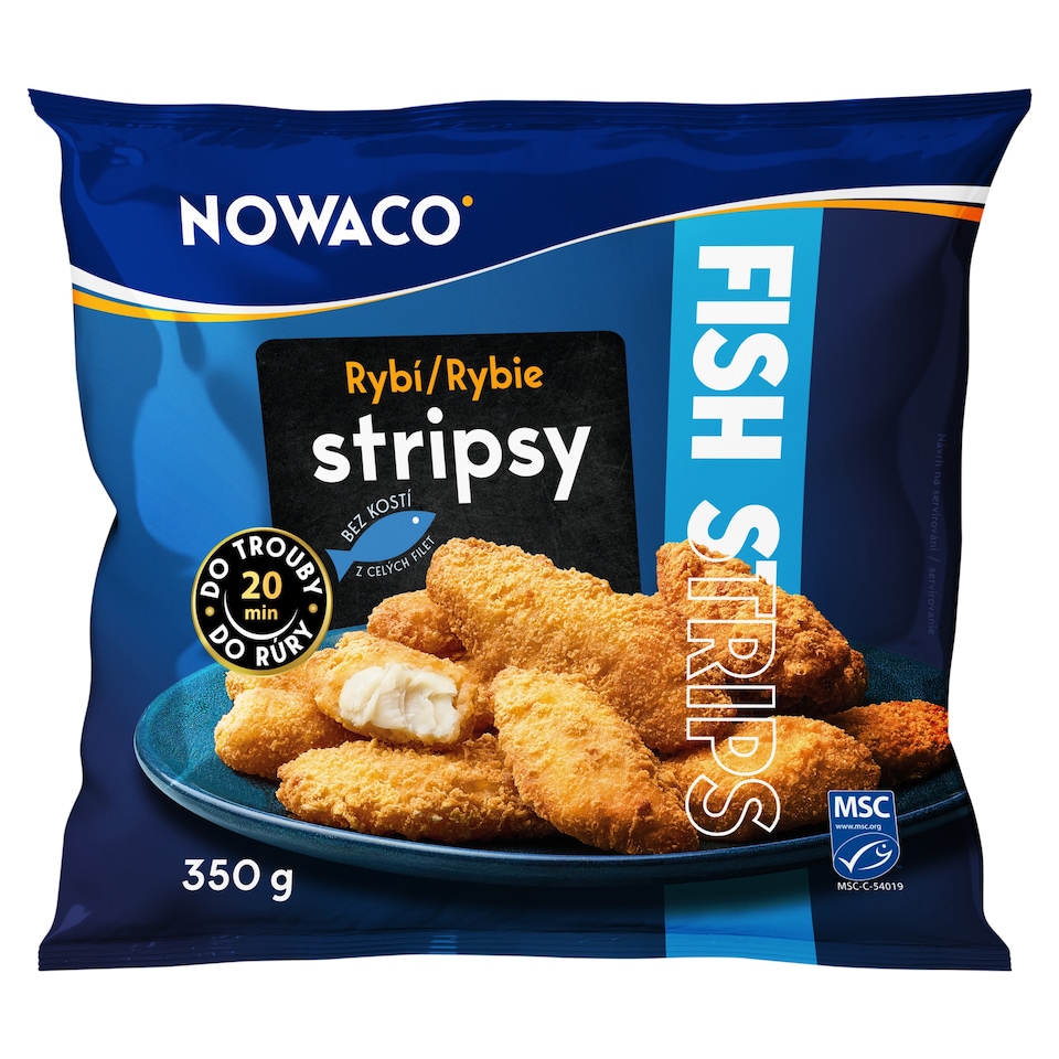 Nowaco Rybí stripsy 350g