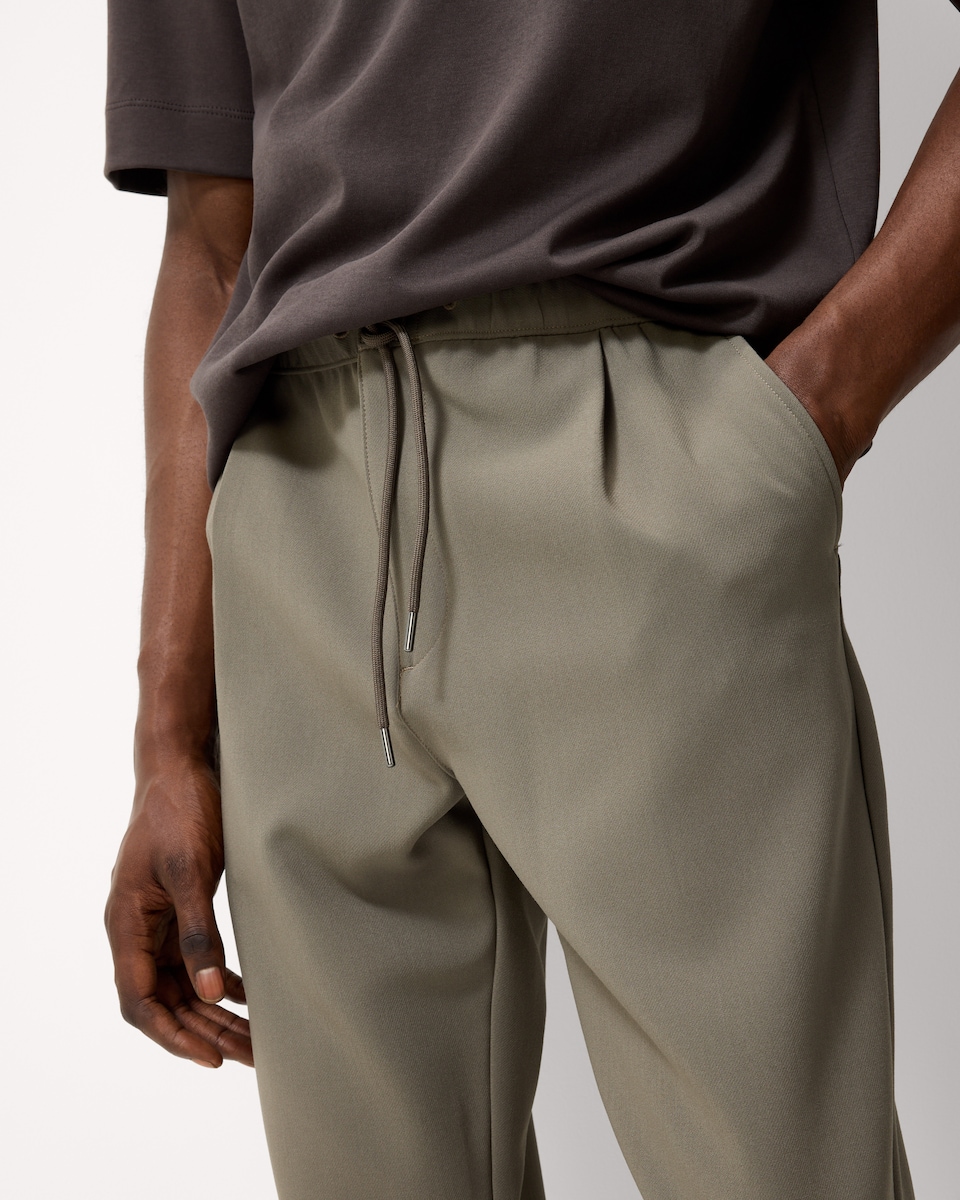 image 1 of F&F Straight Leg Chino Trousers in Khaki