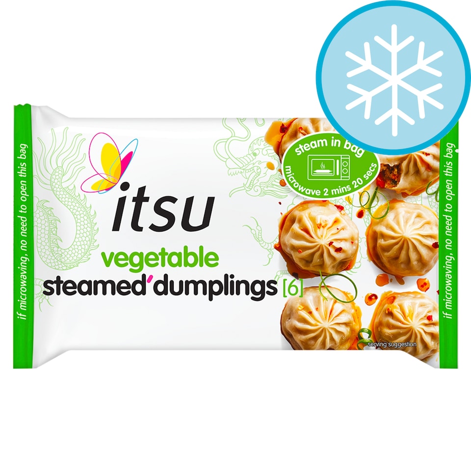 image 1 of itsu vegetable steamed dumplings 168g