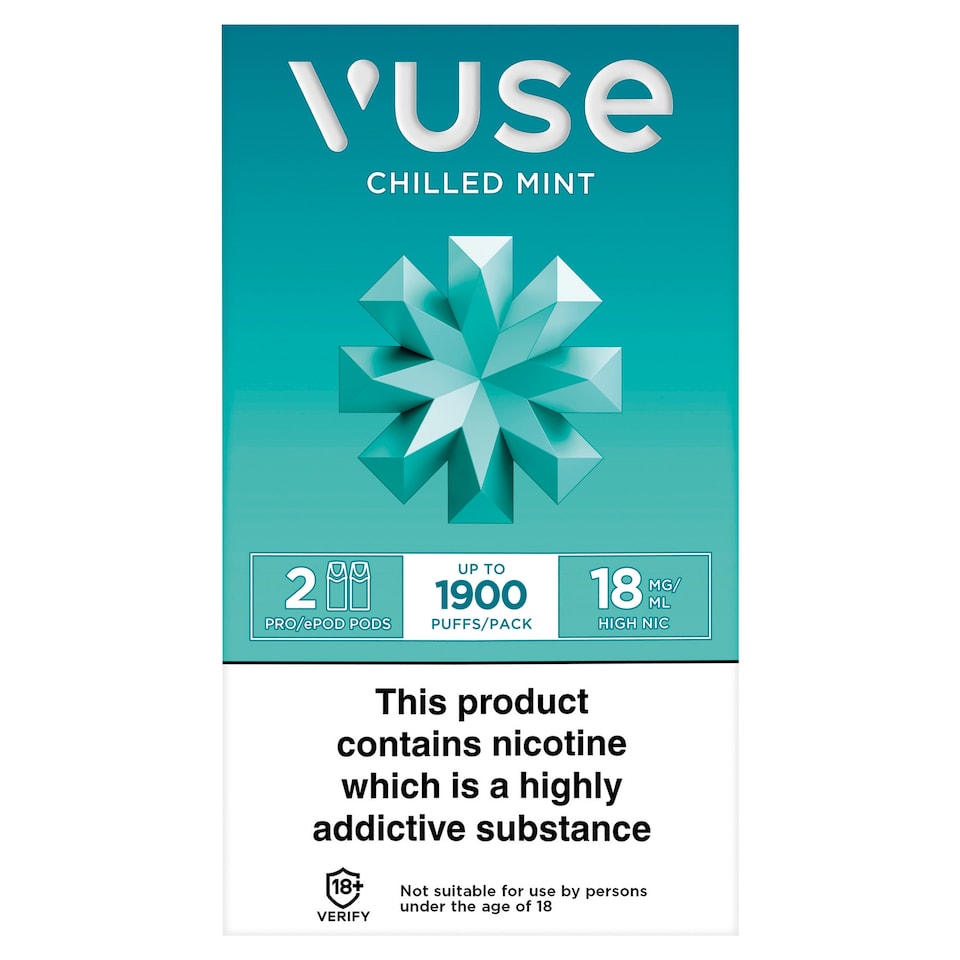 Vuse ePod Pods - Chilled Mint 18mg/ml 2 Pack