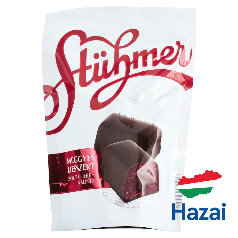 Stühmer meggyes mandulamarcipán csokoládékrémmel étcsokoládéval mártva 110 g