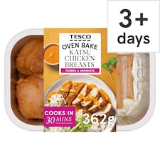 Tesco Katsu Chicken Breasts 362g