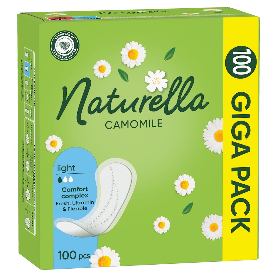 Obrázek 1 pro produkt Naturella Light Heřmánek Intimky 100 ks