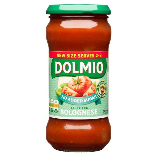 Dolmio Bolognese Original No Added Sugar Pasta Sauce 350G Tesco Groceries