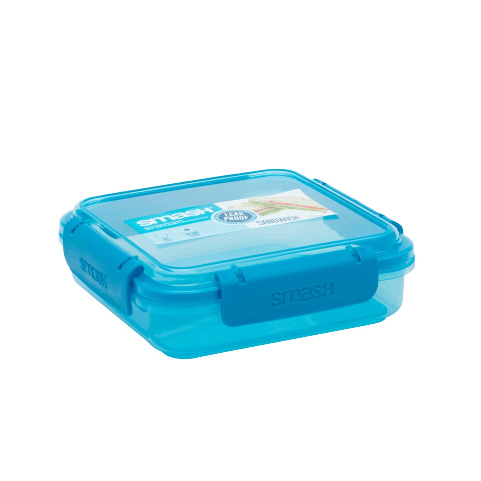 image 1 of Smash Blue Sandwich Box 500Ml