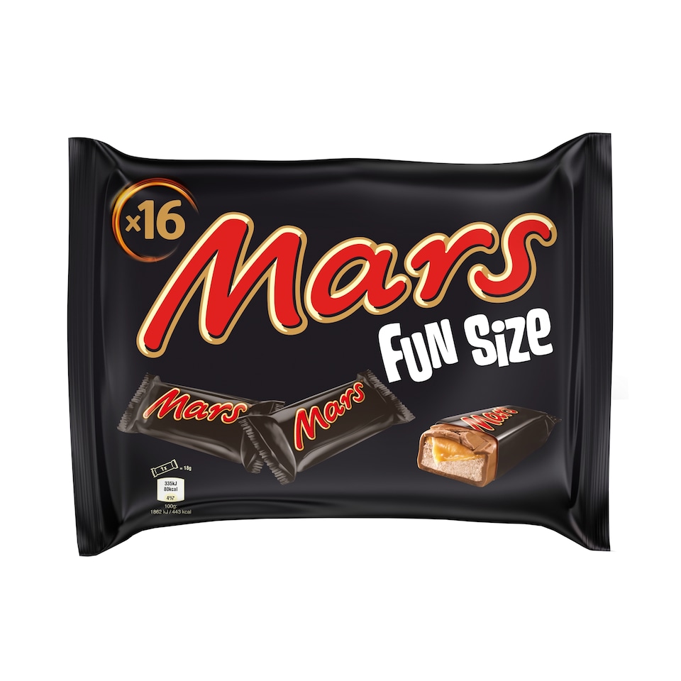 Mars 14 Funsize Milk Chocolate Bars 275g