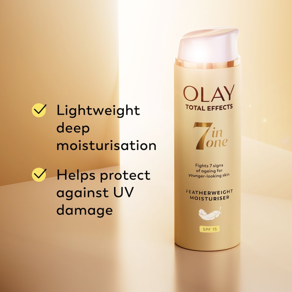 image 1 of Olay Total Feather Weight Moisturiser 50Ml