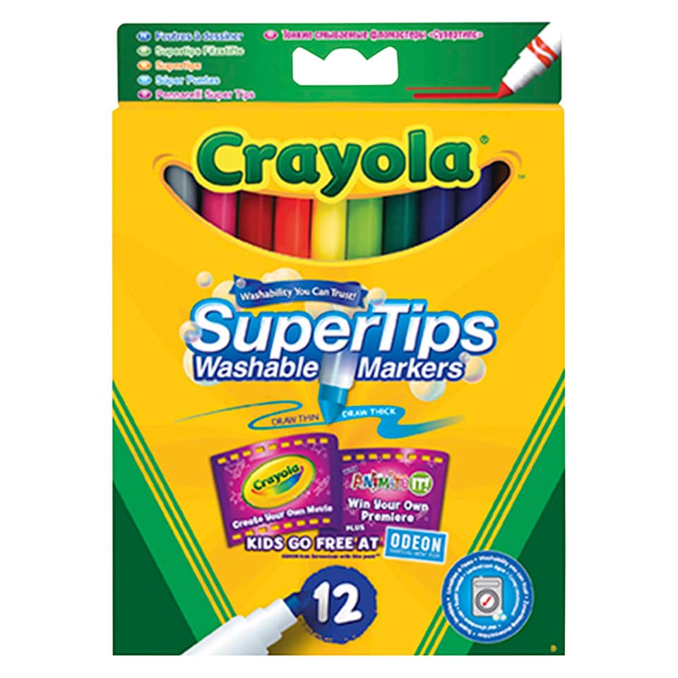 Crayola Supertips 12 Pack