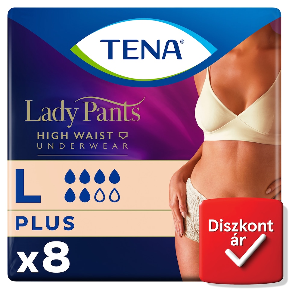 Tena Lady Crème inkontinencia-fehérnemű L 8 db  1. kép