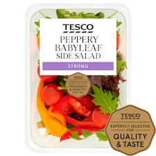 Tesco Peppery Babyleaf Salad Bowl 95G