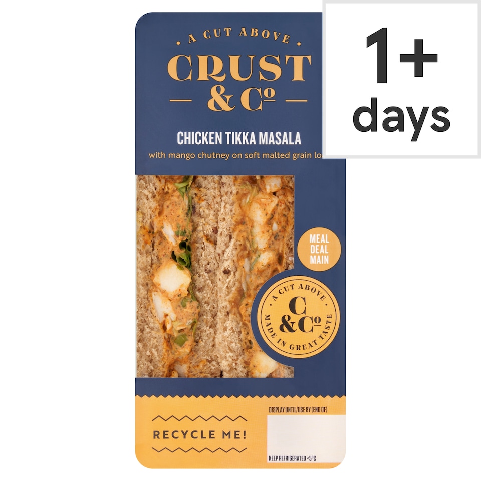 Crust & Co Chicken Tikka Masala Sandwich 175g