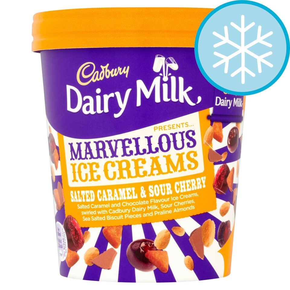 Cadbury Marvellous Creations Salted Caramel Sour Cherry 500Ml