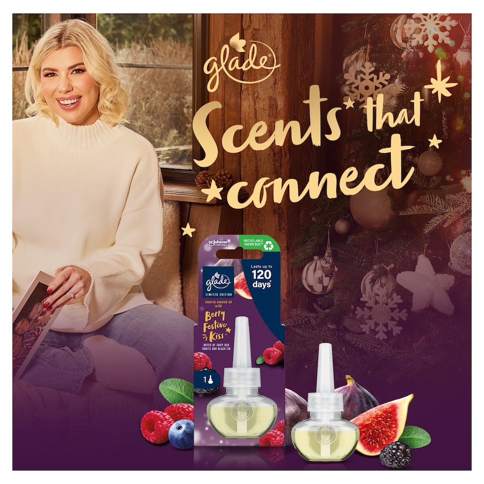 image 1 of Glade Electric Scented Oil Refill Berry Festive Kiss 20ml