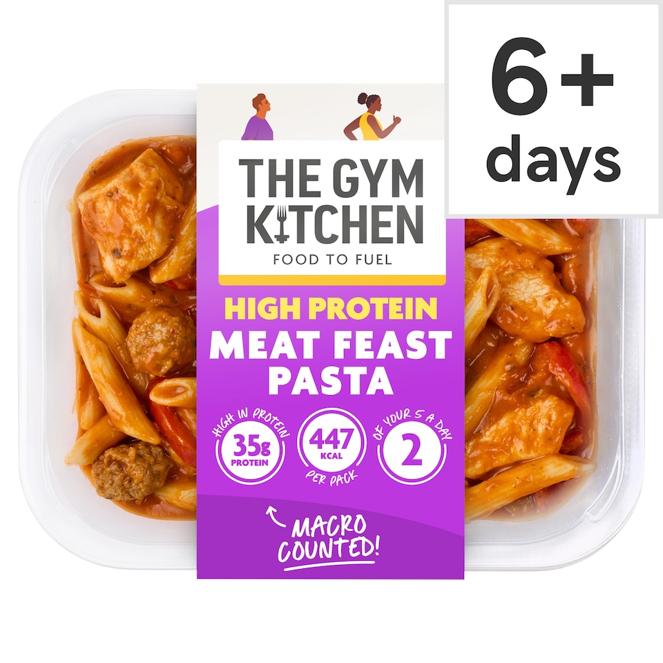 image 1 of The Gym Kitchen Meat Feast Pasta 400g