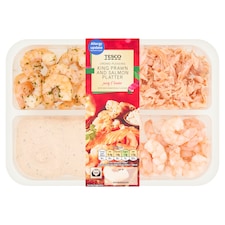 Tesco Prawn & Salmon Platter 380G