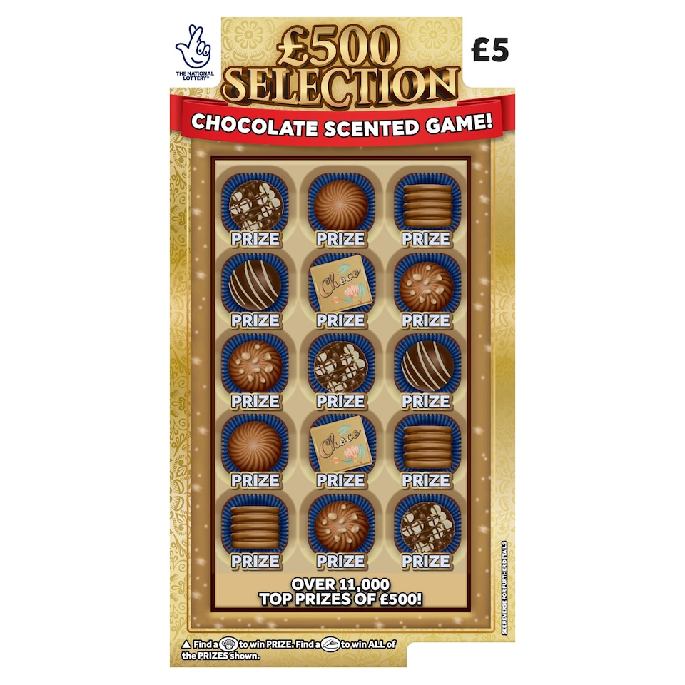 £500 Selection Scratchcard