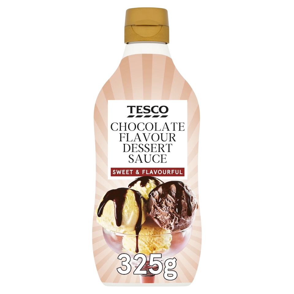  Tesco Chocolate Flavour Dessert Sauce 325g