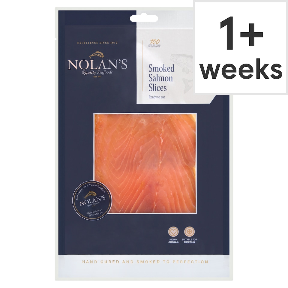 Nolans Atlantic Smoked Salmon 100G